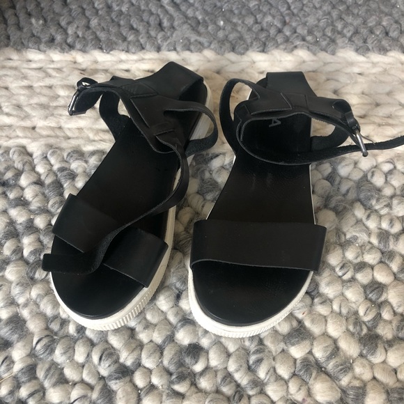 MIA Shoes - Strappy Black Sandals